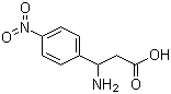 结构式 CAS# 102308-62-3, 3-(4-硝基苯基)-beta-丙氨酸