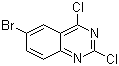 结构式 CAS# 102393-82-8, 6-溴-2,4-二氯喹唑啉