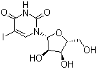 5-碘尿苷分子结构 (CAS 1024-99-3)