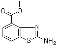 结构式 CAS# 1024054-68-9, 2-氨基-4-苯并噻唑羧酸甲酯
