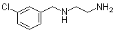 N1-[(3-氯苯基)甲基]-1,2-乙二胺分子结构 (CAS 102450-75-9)