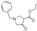 structure of CAS# 1027-35-6, Ethyl 1-benzyl-4-pyrrolidone-3-carboxylate;1-Benzyl-4-oxopyrrolidine-3-carboxylic acid ethyl ester