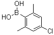 structure of CAS# 1027045-31-3, B-(4-Chloro-2,6-dimethylphenyl)boronic acid