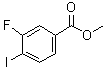 结构式 CAS# 1027513-46-7, 3-氟-4-碘苯甲酸甲酯