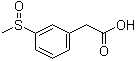 结构式 CAS# 1027730-68-2, [3-(甲基亚磺酰)苯基]乙酸