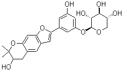 结构式 CAS# 102841-43-0, 桑皮苷 C
