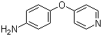 structure of CAS# 102877-78-1, 4-(4-Aminophenoxy)pyridine;4-(Pyridin-4-yloxy)phenylamine
