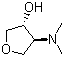structure of CAS# 10295-90-6, 3-Hydroxy-4-(N,N-dimethylamino)tetrahydrofuran;4-(Dimethylamino)tetrahydro-3-furanol