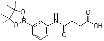 结构式 CAS# 1030269-28-3, 4-氧代-4-[[3-(4,4,5,5-四甲基-1,3,2-二氧杂环戊硼烷-2-基)苯基]氨基]丁酸