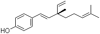 structure of CAS# 10309-37-2, (+)-Bakuchiol;(S)-(+)-Bakuchiol; (S)-Bakuchiol; Drupanol; UP 256; 4-[(1E,3S)-3-Ethenyl-3,7-dimethyl-1,6-octadien-1-yl]phenol