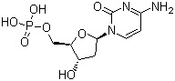 结构式 CAS# 1032-65-1, 2'-脱氧胞苷-5'-单磷酸