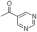 结构式 CAS# 10325-70-9, 5-乙酰基嘧啶