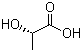 结构式 CAS# 10326-41-7, D-乳酸; (R)-乳酸; D-2-羟基丙酸
