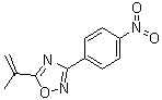 structure of CAS# 1033202-00-4, 5-(1-Methylethenyl)-3-(4-nitrophenyl)-1,2,4-oxadiazole