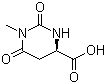 结构式 CAS# 103365-69-1, 1-甲基-L-4,5-二氢乳清酸; (4S)-1-甲基-2,6-二氧代六氢-4-嘧啶甲酸