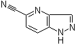 结构式 CAS# 1033772-22-3, 1H-吡唑并[4,3-b]吡啶-5-甲腈