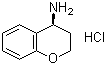 结构式 CAS# 1035093-81-2, (4S)-3,4-二氢-2H-1-苯并吡喃-4-胺盐酸盐