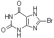 structure of CAS# 10357-68-3, 8-Bromoxanthine;8-Bromopurine-2,6-diol; NSC 24131