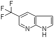 structure of CAS# 1036027-54-9, 5-(Trifluoromethyl)-1H-pyrrolo[2,3-b]pyridine