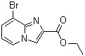 结构式 CAS# 1038393-19-9, 8-溴咪唑并[1,2-a]吡啶-2-羧酸乙酯