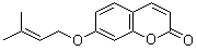 结构式 CAS# 10387-50-5, 7-(异戊烯基氧基)香豆素