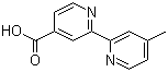 结构式 CAS# 103946-54-9, 4'-甲基-2,2'-联吡啶-4-甲酸