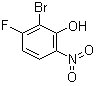 structure of CAS# 103979-08-4, 2-Bromo-3-fluoro-6-nitrophenol;3-Bromo-4-fluoro-2-hydroxynitrobenzene