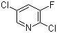 结构式 CAS# 103999-77-5, 2,5-二氯-3-氟吡啶