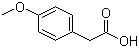 结构式 CAS# 104-01-8, 对甲氧基苯乙酸