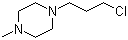 structure of CAS# 104-16-5, 1-(3-Chloropropyl)-4-methylpiperazine;N-(3-Chloropropyl)-N'-methylpiperazine; 3-(4-Methylpiperazino)propyl chloride