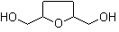 structure of CAS# 104-80-3, 2,5-Bis[hydroxymethyl]tetrahydrofuran;NSC 40741; Tetrahydro-2,5-furandimethanol; (Tetrahydrofuran-2,5-diyl)dimethanol; 2,5-Anhydro-3,4-dideoxyhexitol