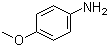 结构式 CAS# 104-94-9, 对甲氧基苯胺; 对茴香胺; 对氨基苯甲醚