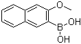 结构式 CAS# 104115-76-6, 3-甲氧基-2-萘硼酸