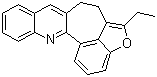 structure of CAS# 1042-81-5, 5-Ethyl-6,7-dihydrobenzo[6,7]furo[3',4':5,6]cyclohepta[1,2-b]quinoline