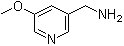 structure of CAS# 1044919-31-4, 5-Methoxy-3-pyridinemethanamine;(5-Methoxypyridin-3-yl)methanamine