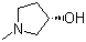 结构式 CAS# 104641-59-0, (S)-(+)-1-甲基-3-羟基吡咯烷; (S)-(+)-1-甲基-3-吡咯烷醇