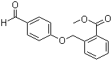 结构式 CAS# 1046494-85-2, 2-[(4-甲酰基苯氧基)甲基]苯甲酸甲酯