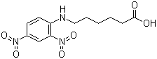结构式 CAS# 10466-72-5, N-(2,4-二硝基苯基)-6-氨基己酸