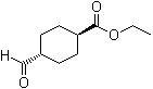 structure of CAS# 104802-53-1, trans-4-Formylcyclohexanecarboxylic acid ethyl ester;Ethyl trans-formylcyclohexanecarboxylate