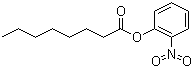 structure of CAS# 104809-25-8, 2-Nitrophenyl octanoate;Caprylic acid o-nitrophenyl ester