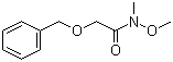 结构式 CAS# 104863-68-5, N-甲氧基-N-甲基-2-(苯基甲氧基)乙酰胺