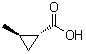 结构式 CAS# 10487-86-2, (1R,2R)-2-甲基环丙烷羧酸