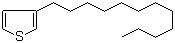 结构式 CAS# 104934-52-3, 3-十二烷基噻吩