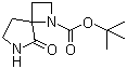 structure of CAS# 1049730-83-7, 5-Oxo-1,6-diazaspiro[3.4]octane-1-carboxylic acid tert-butyl ester