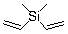 structure of CAS# 10519-87-6, Dimethyldivinylsilane;Divinyldimethylsilane