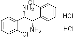 结构式 CAS# 1052707-24-0, (1S,2S)-1,2-二(2-氯苯基)-1,2-乙二胺二盐酸盐