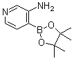 结构式 CAS# 1052714-68-7, 3-氨基吡啶-4-硼酸频哪醇酯
