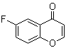 结构式 CAS# 105300-38-7, 6-氟-4H-1-苯并吡喃-4-酮