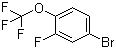 结构式 CAS# 105529-58-6, 4-溴-2-氟-1-三氟甲氧基苯; 3-氟-4-三氟甲氧基溴苯; 2-氟-4-溴三氟甲氧基苯; 1-溴-3-氟-4-三氟甲氧基苯