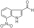 structure of CAS# 10553-14-7, 7-Nitroindole-3-carboxyaldehyde